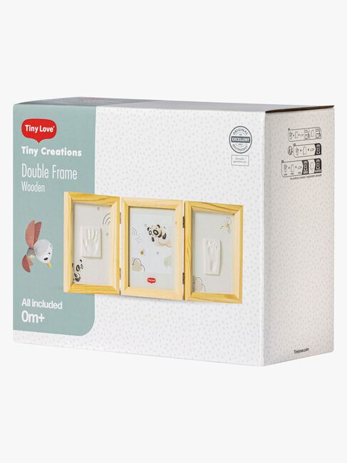 Tiny Love Babyprint Ram Handavtryck Dubbel, Wooden