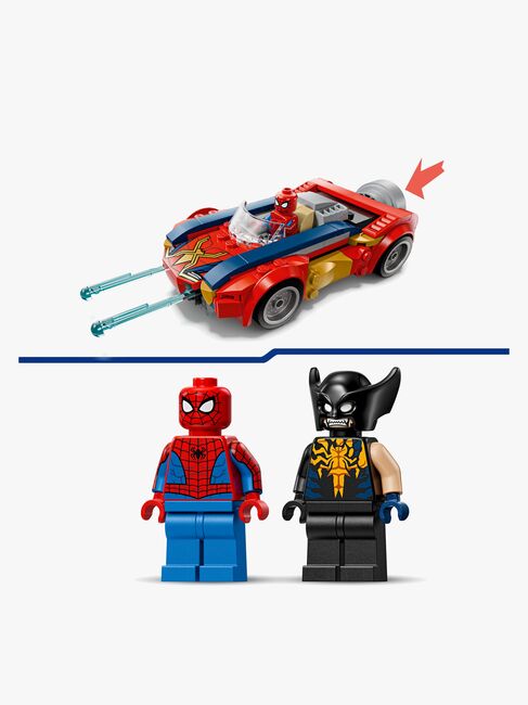 LEGO Super Heroes 76336 Spider-Mans bil mot venomifierad Wolverine