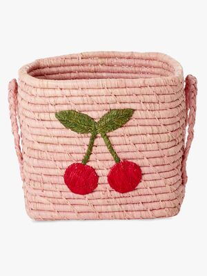 Rice Korb Kirschen S, Rosa
