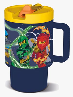 LEGO® Ninjago Drikkedunk med Håndtag 530 ml, Blå/Gul