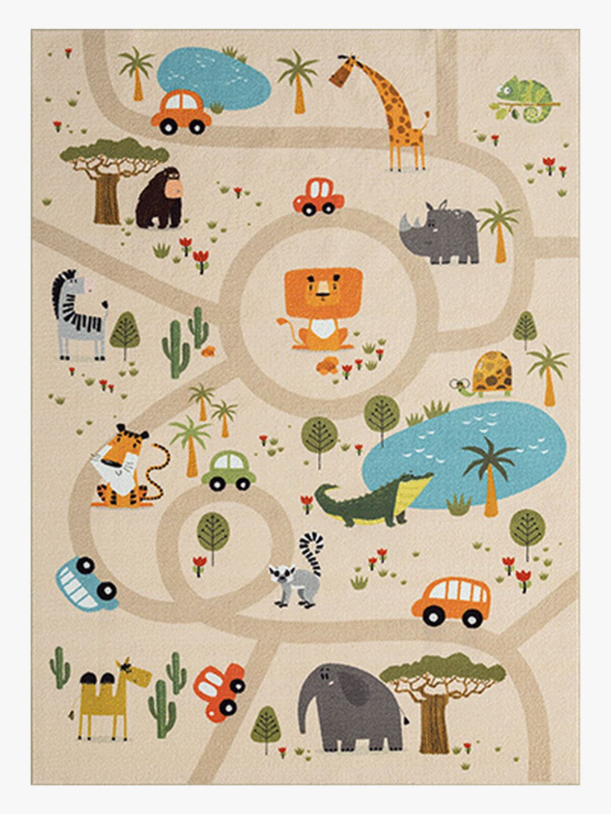 Happy Kids Matta 140x200, Linne