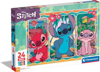 Clementoni Disney Stitch Maxi Pussel 24 Bitar