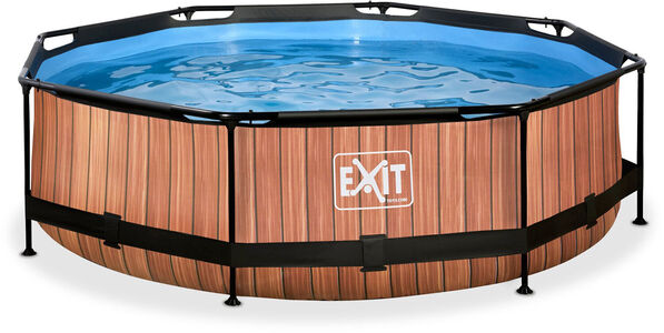 EXIT Pool Filterpump 300x76 cm, Brun