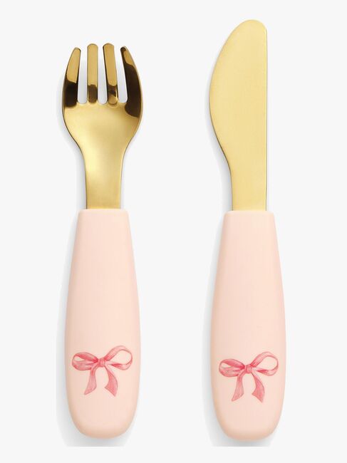 Elodie Tallrik Set Silikon, Rosy Bow