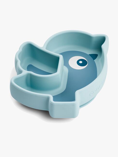 Done By Deer Stick & Stay Silikontallrik Birdee, Blue