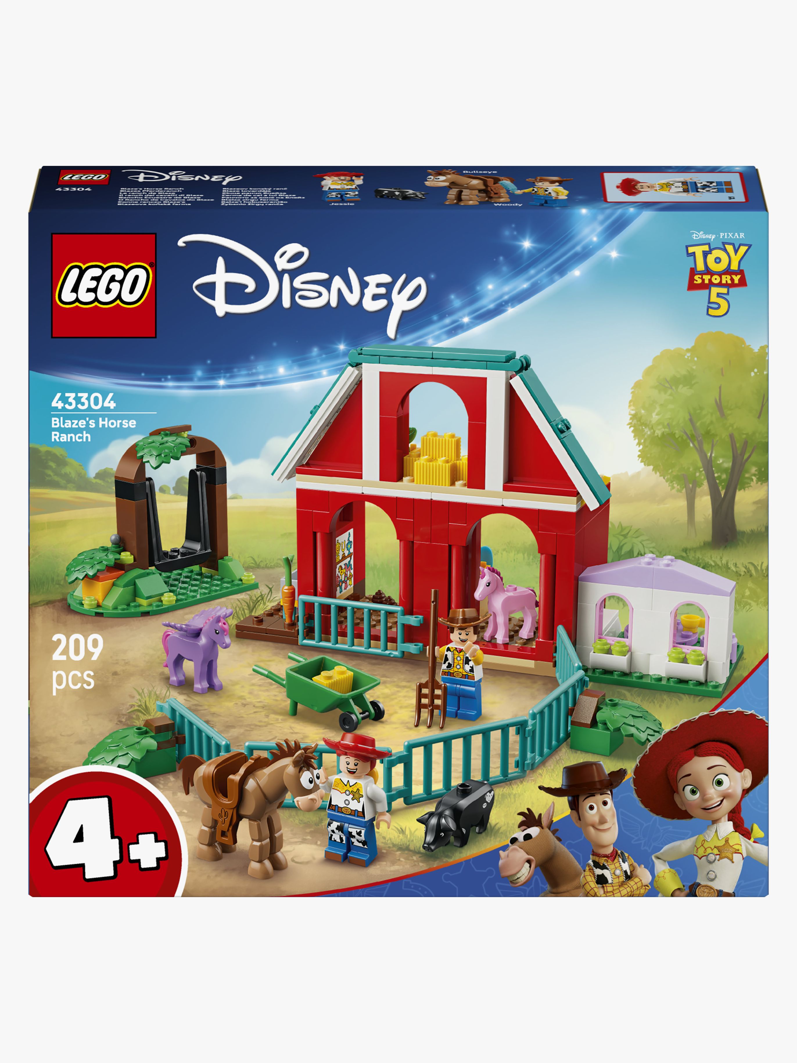 LEGO Disney Pixar 43304 Blazes hästranch