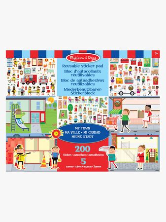 Melissa & Doug Klistermärkesbok Stad 200 st