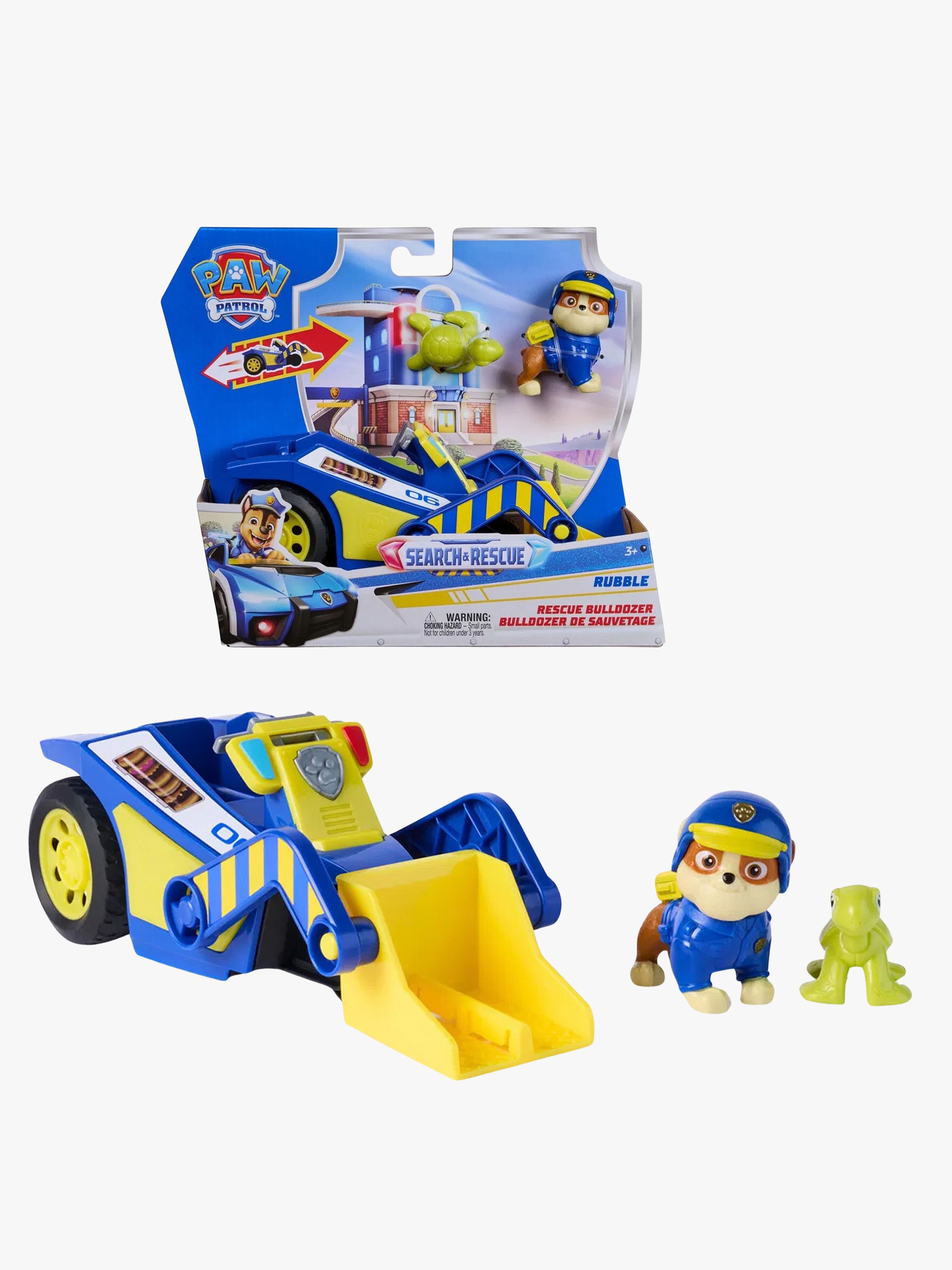 Paw Patrol Search &  Rescue Räddningsfordon med Figur Rubble