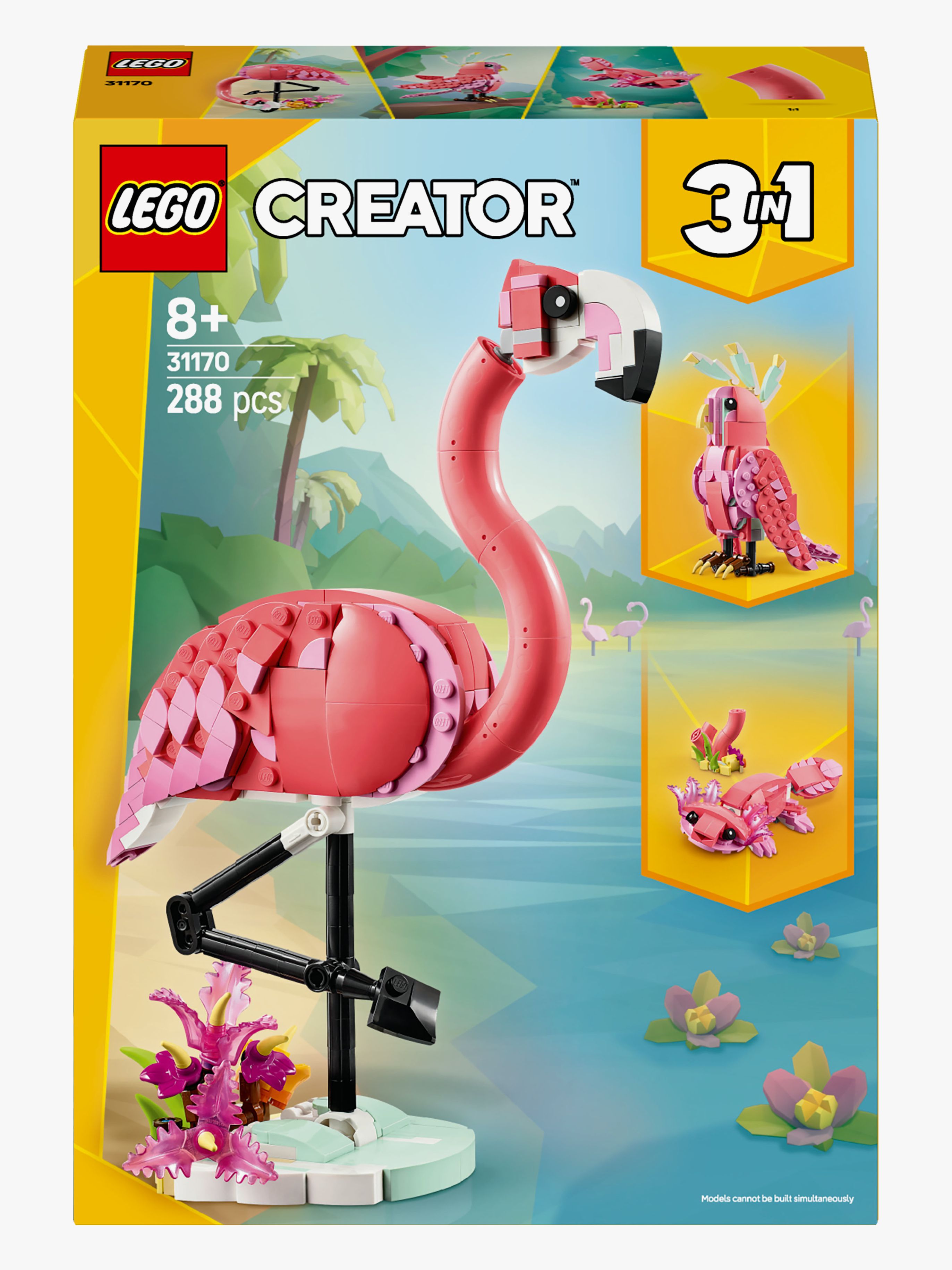 LEGO Creator 31170 Vilda djur: Rosa flamingo