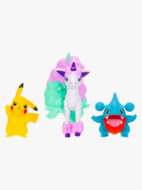 Pokémon Battle Figurset Pikachu, Gible & Ponyta 3-Pack