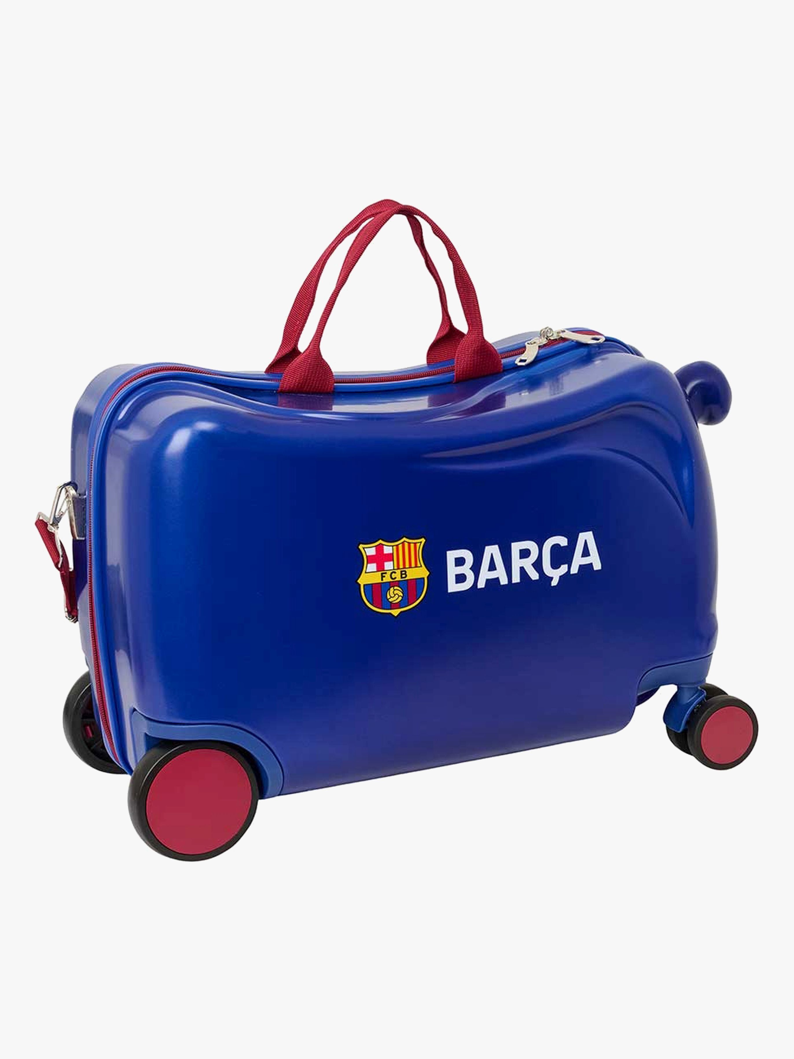FC Barcelona Ride On Resväska 25L, Blå/Röd