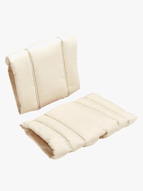 BabyDan Danstolen Matstol & Matstolsdyna, Vit/Beige