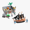 Cloudberry Castle Svarta Seglets Piratskepp Borg & Figurer