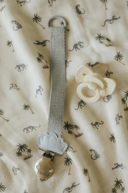 Elodie Binky Bow Napp 3+, Oat White