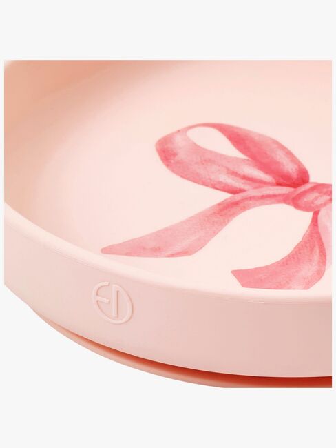 Elodie Tallrik Set Silikon, Rosy Bow