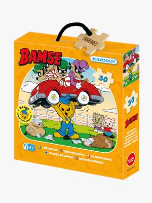 Egmont Kärnan Skurkpussel Bamse Träpussel 30 Bitar