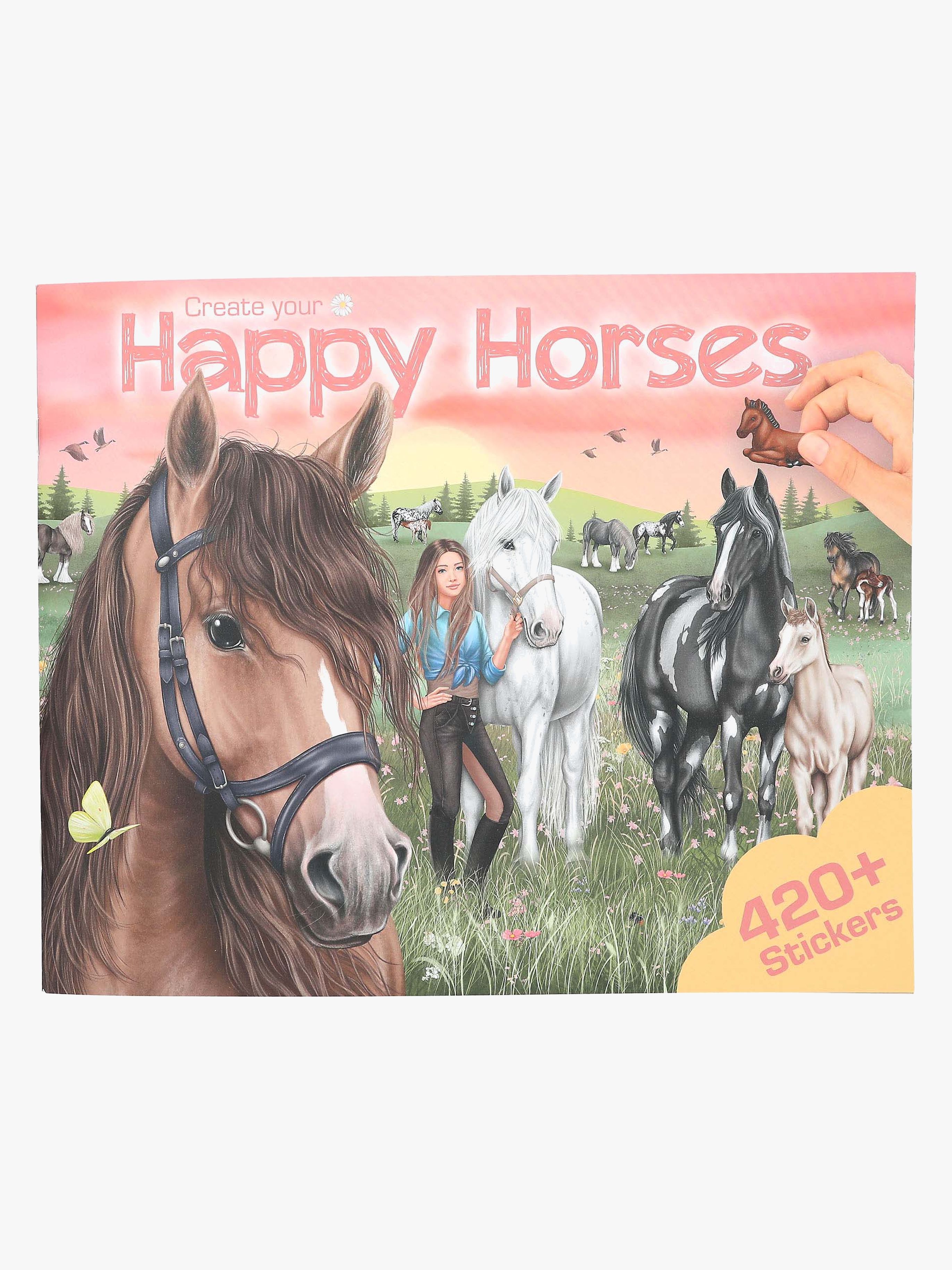 Motto Trends Pysselbok Create Your Own Happy Horses