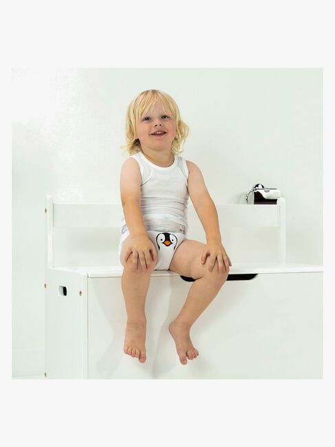 My Carry Potty Pingvin Potträningsbyxor 3-pack, Vit