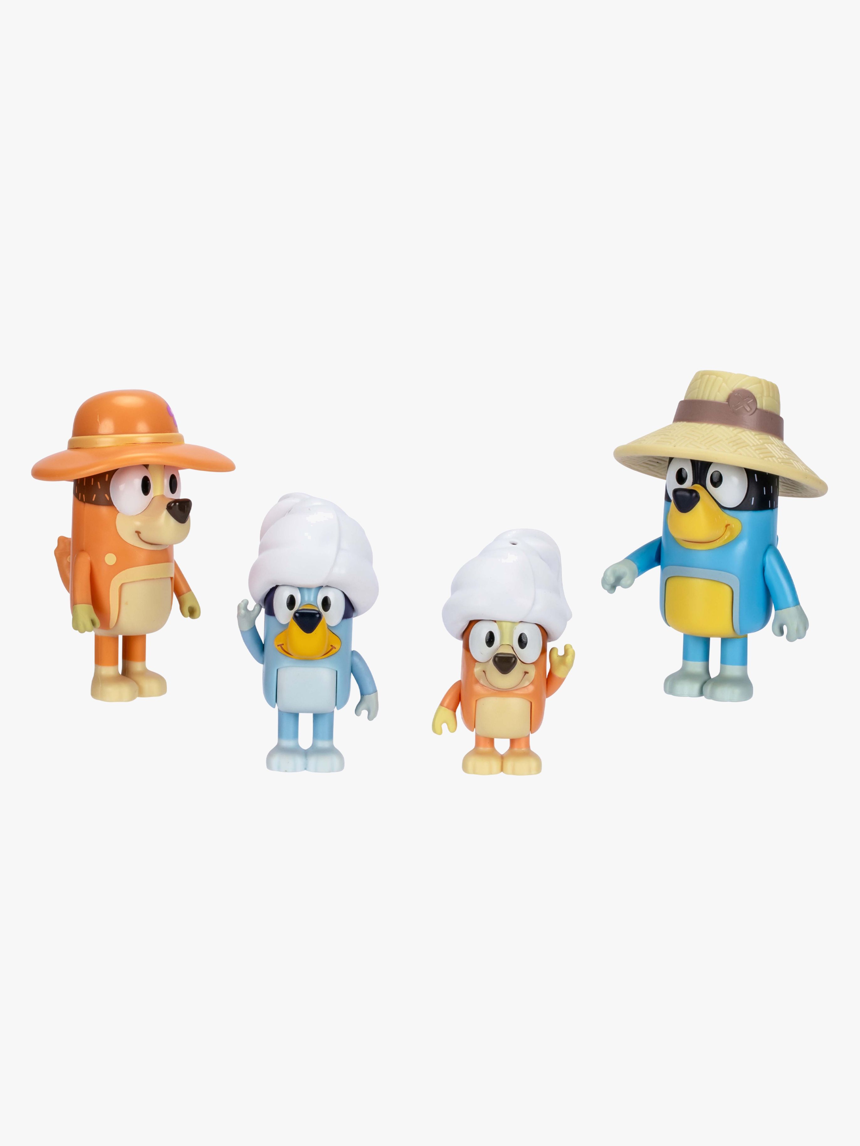 Bluey Figurset Familjesemester 4-Pack
