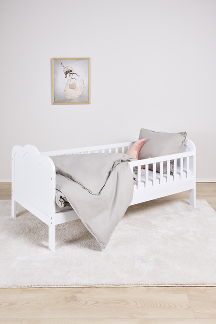 JLY DREAM Juniorsäng ESTER Inkl. Sängförvaring & Madrass 70x140, Vit