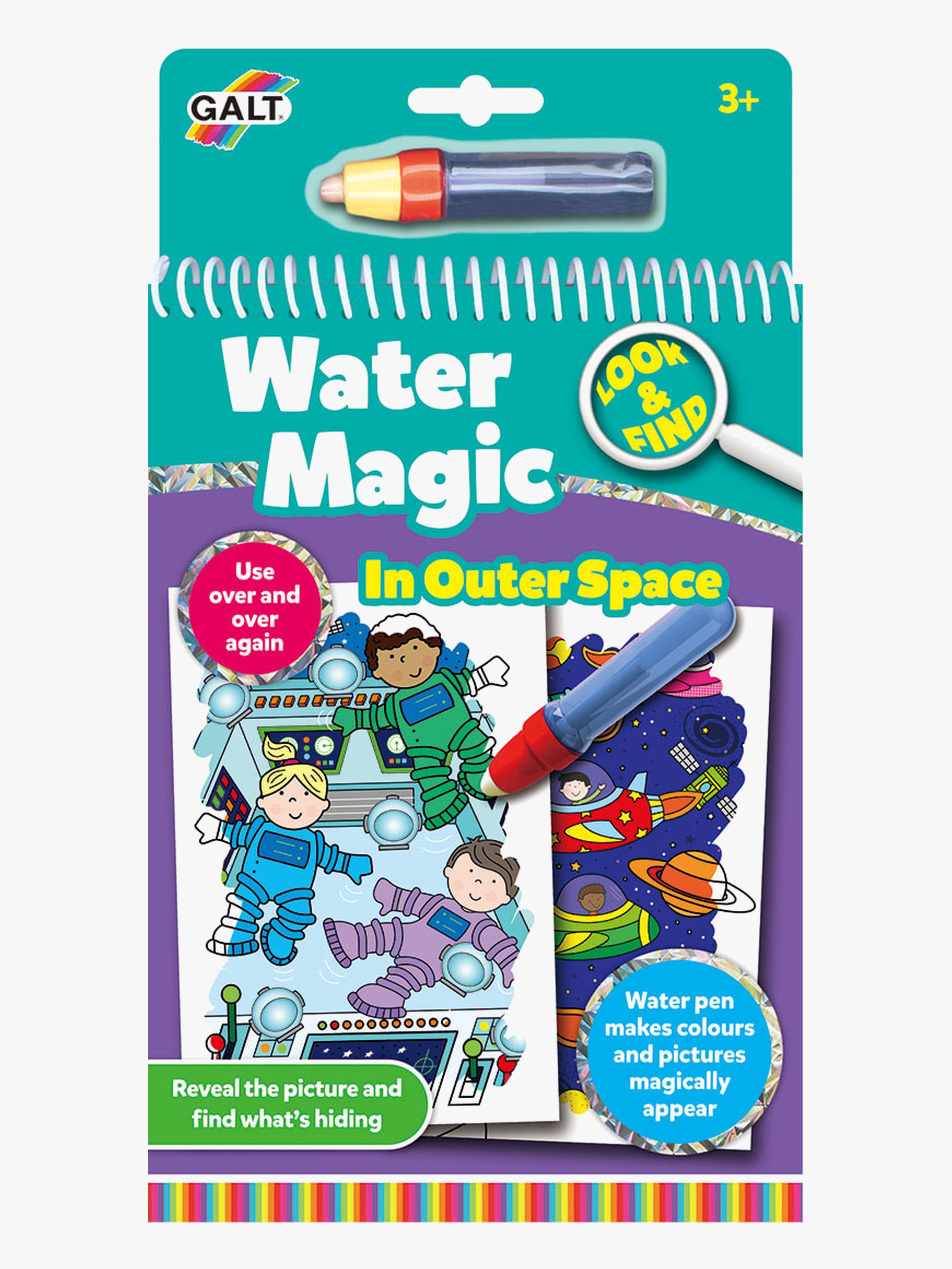Galt Målarbok Water Magic I Rymden