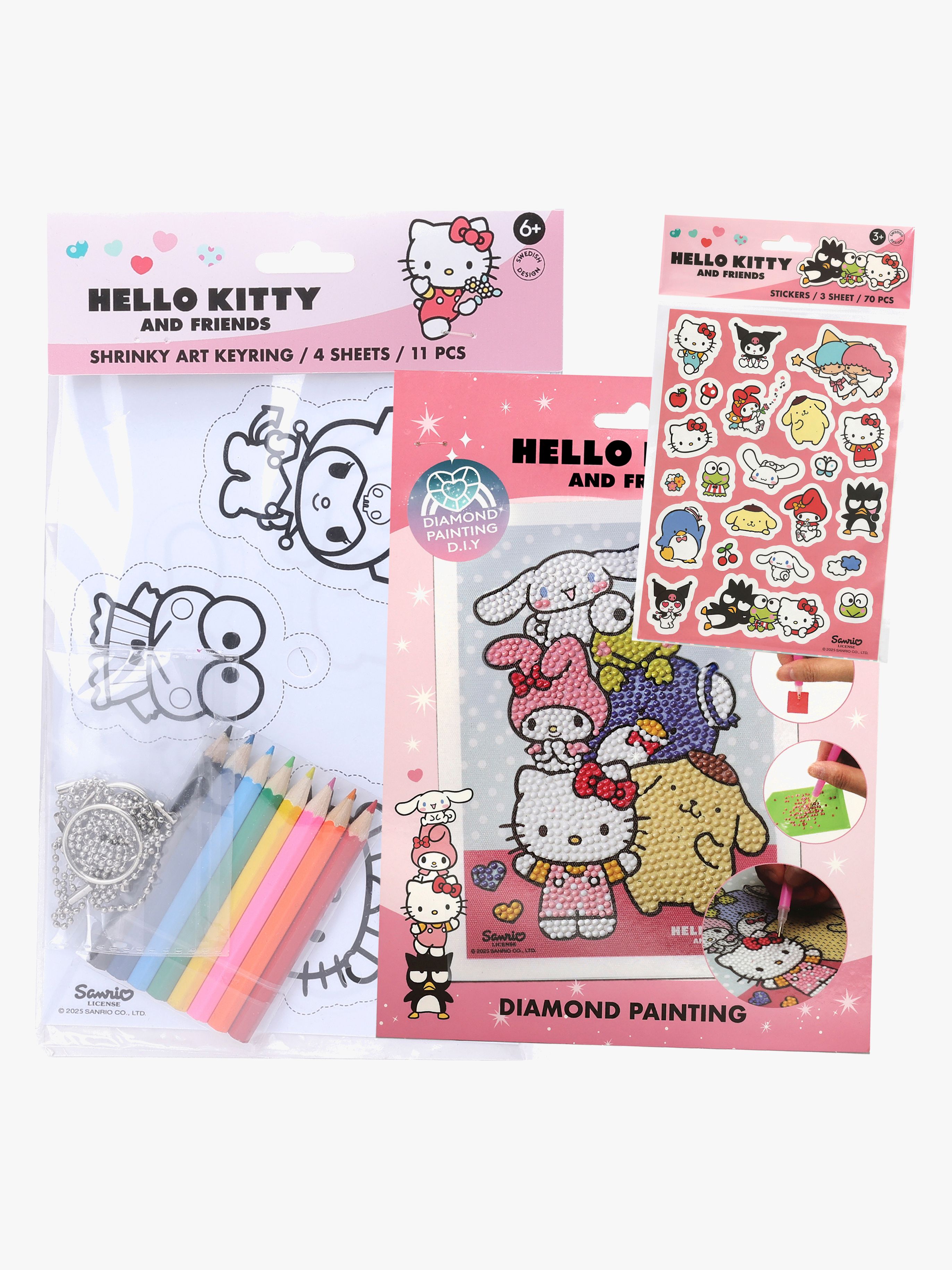 Hello Kitty Pysselset med Klistermärken