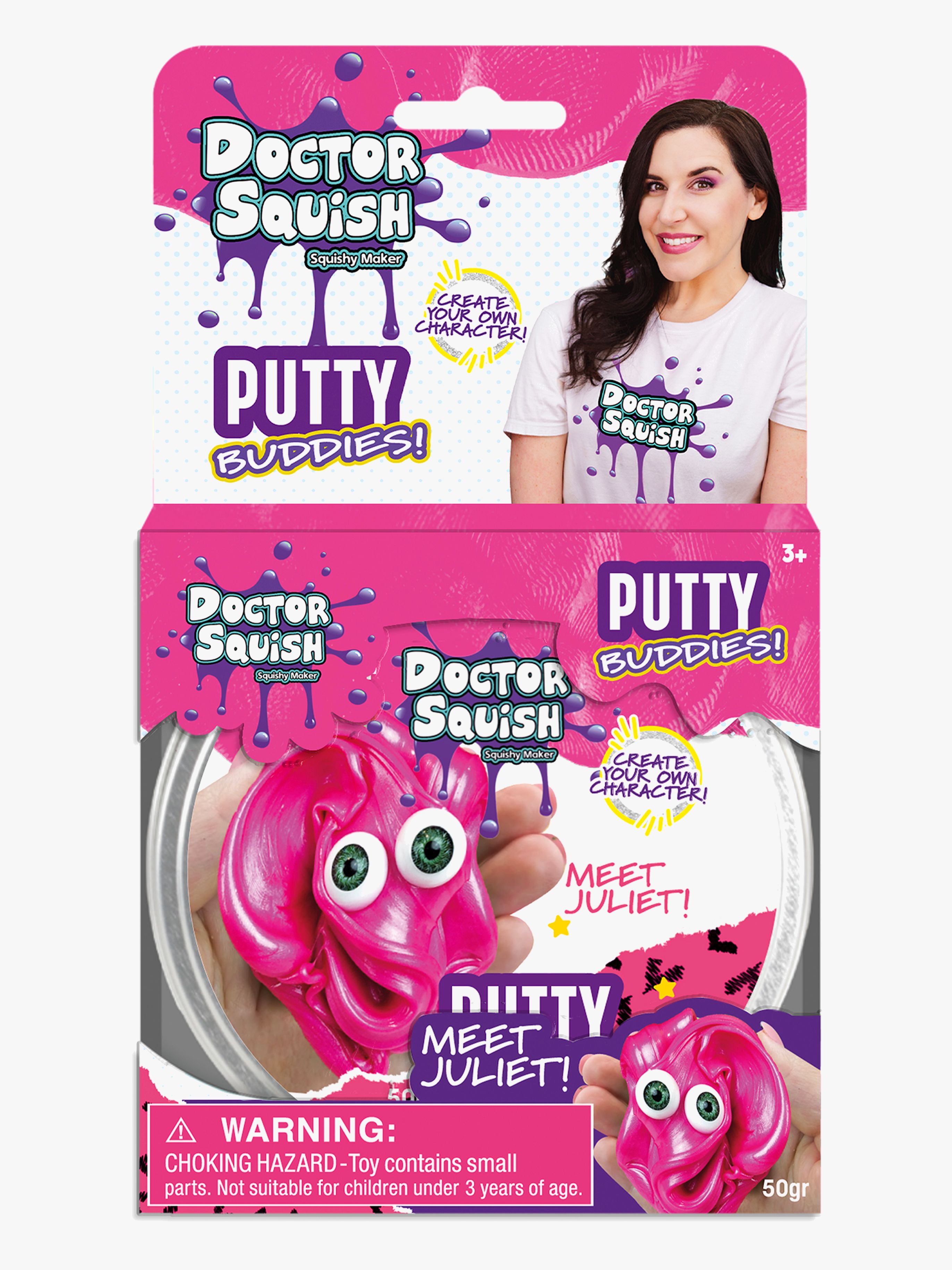 Doctor Squish Putty Buddies Slime Juliet 50g