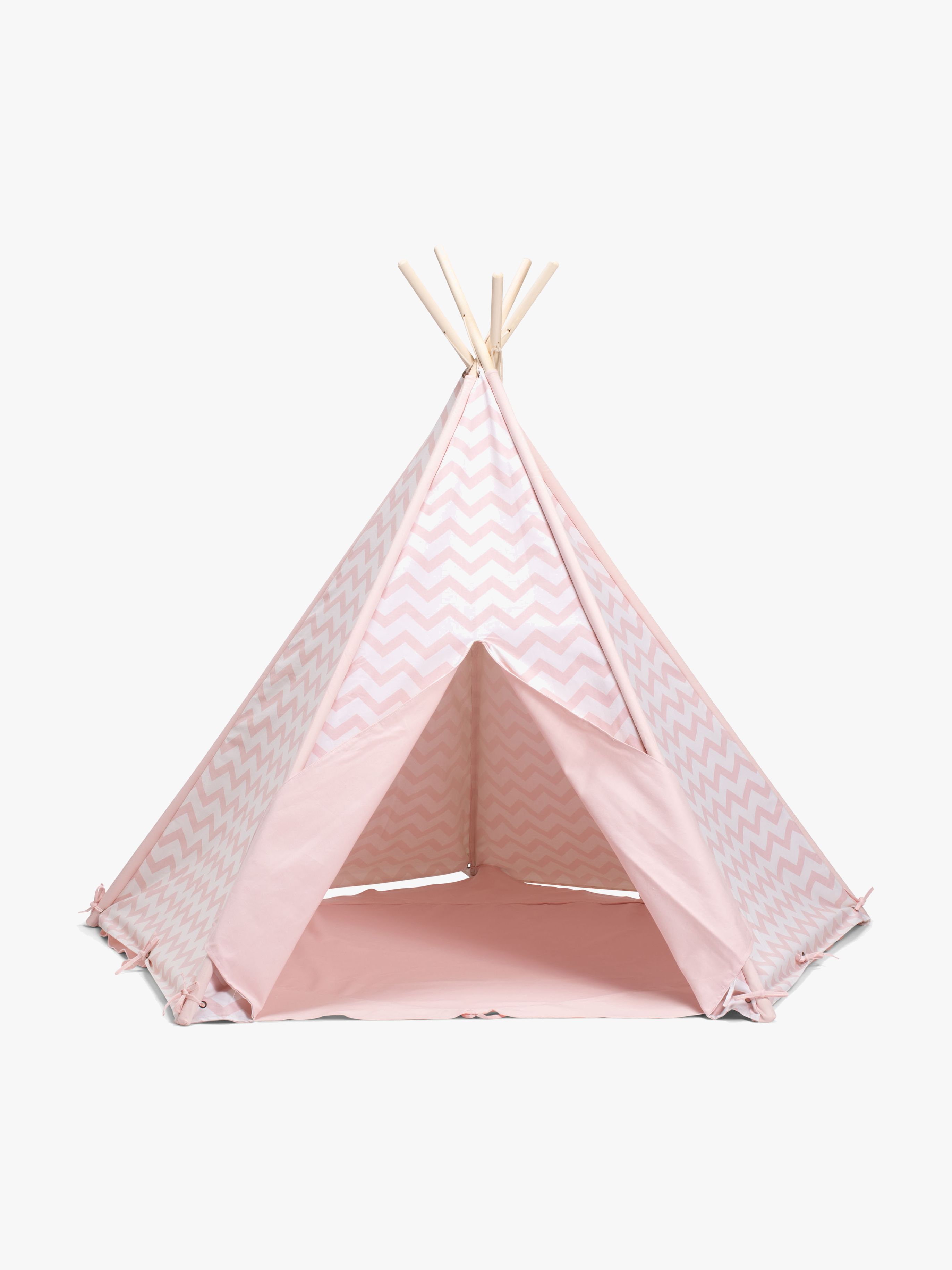 Alice & Fox Lektält Tipi, Rosa/Vit