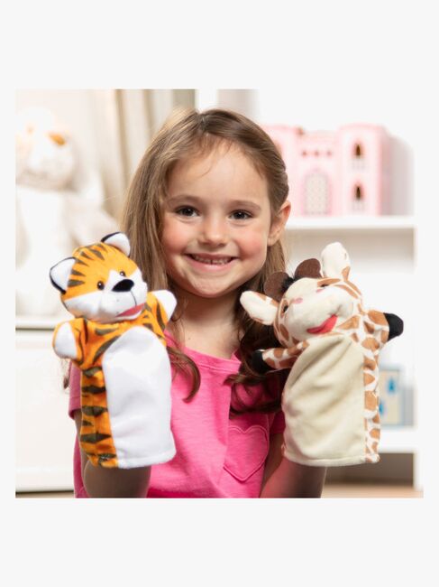 Melissa & Doug Handdockor Gosedjur Zoo, 4 st