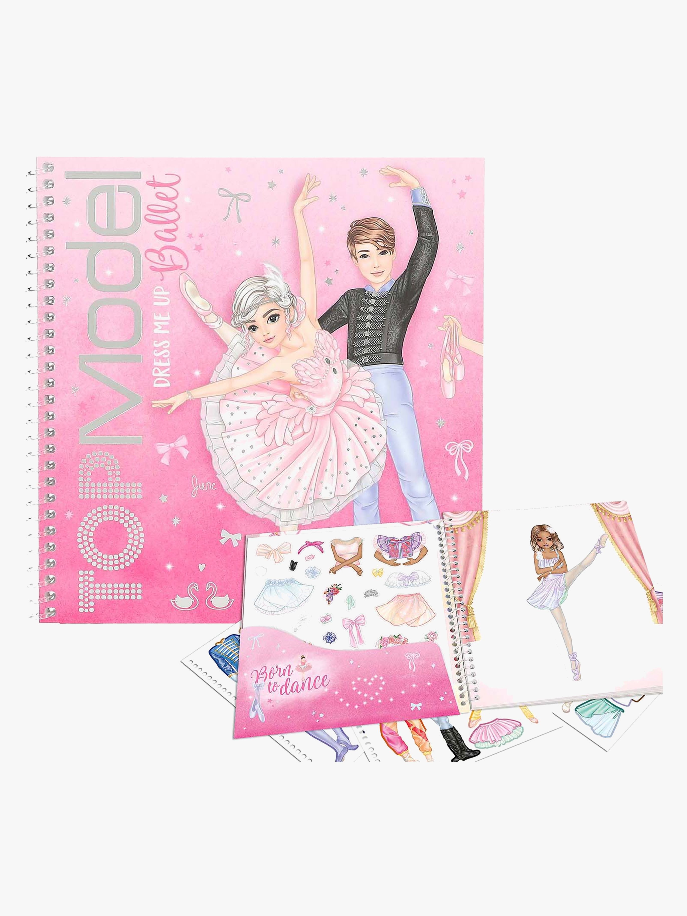 TOPModel Dress Me Up Stickersbok Balett