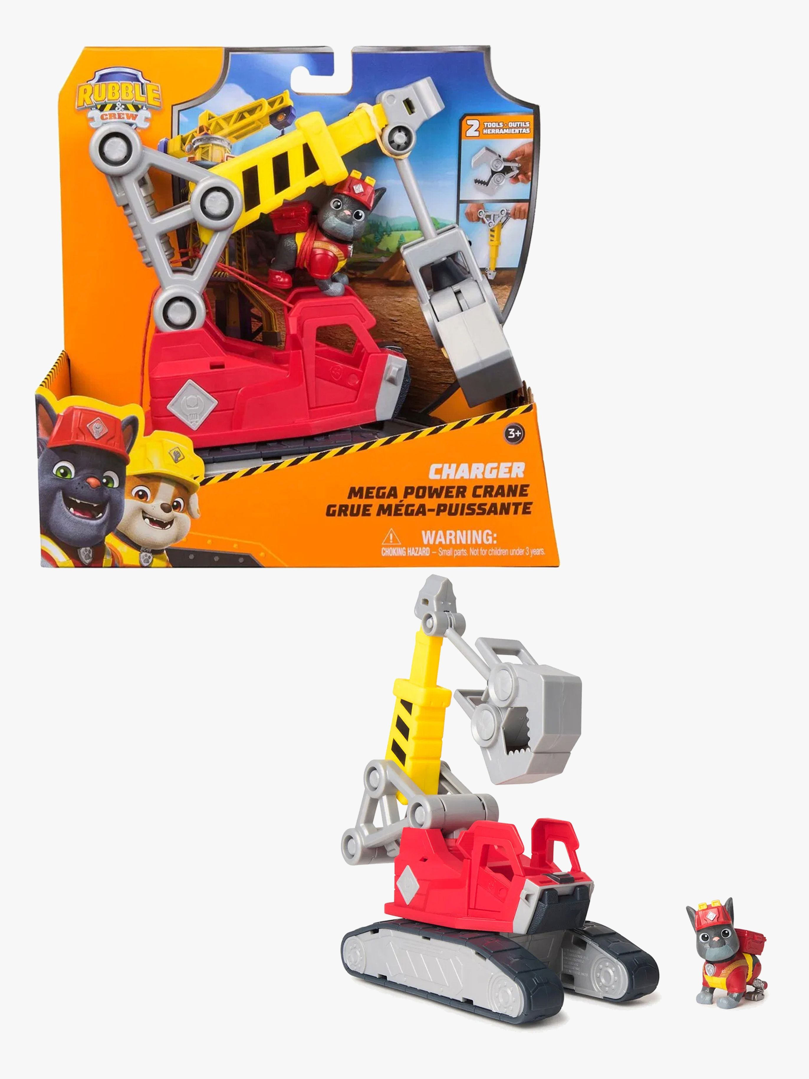 Rubble &  Crew Big Build Tool Fordon - Charger