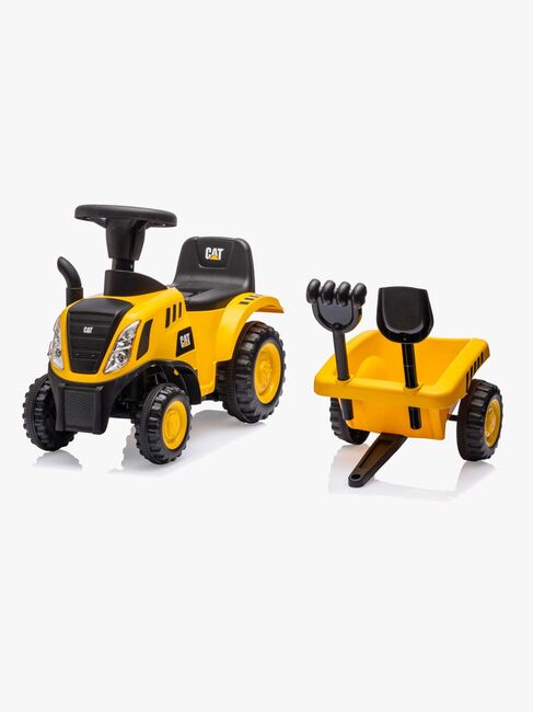 Milly Mally Ride on CAT Traktor, Gul