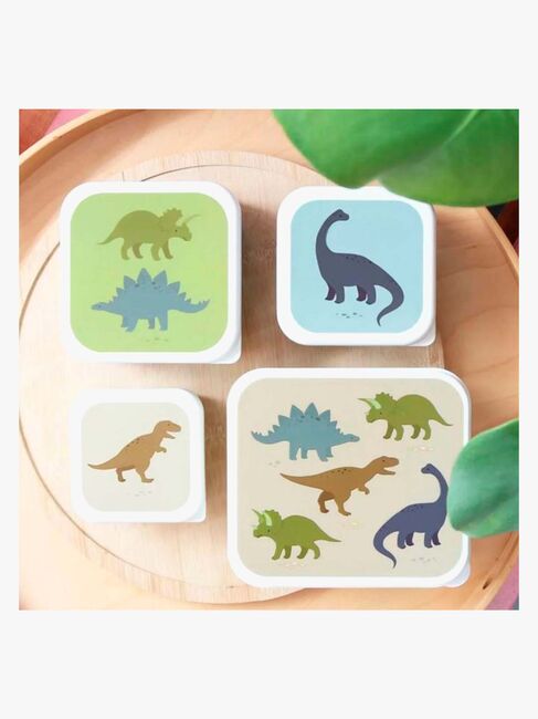 A Little Lovely Company Lunchboxset, Dinosaur