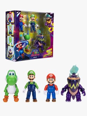 Super Mario Galaxy Movie Figurset 4-Pack