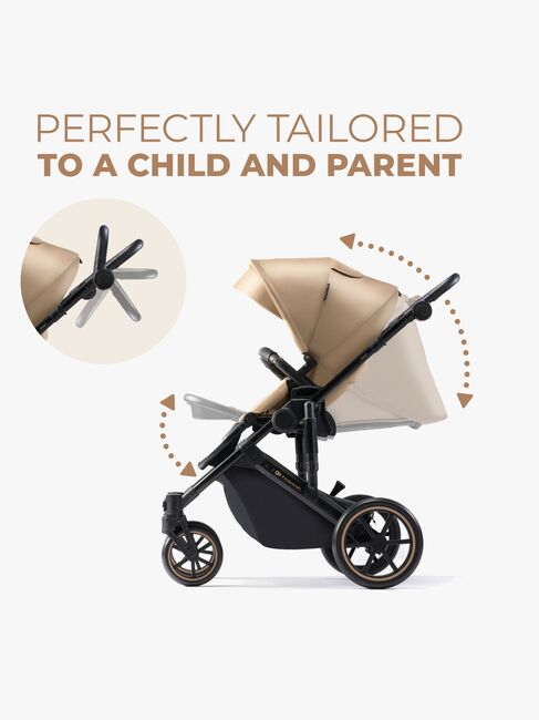 Kinderkraft Prime 2 2-in-1 Duovagn, Sandrose Beige