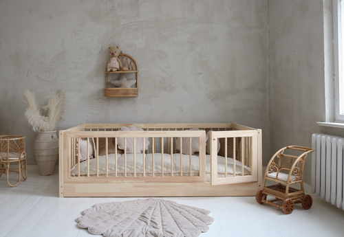 Minitude JULIAN Juniorsäng/Montessorisäng 100x200, Natur