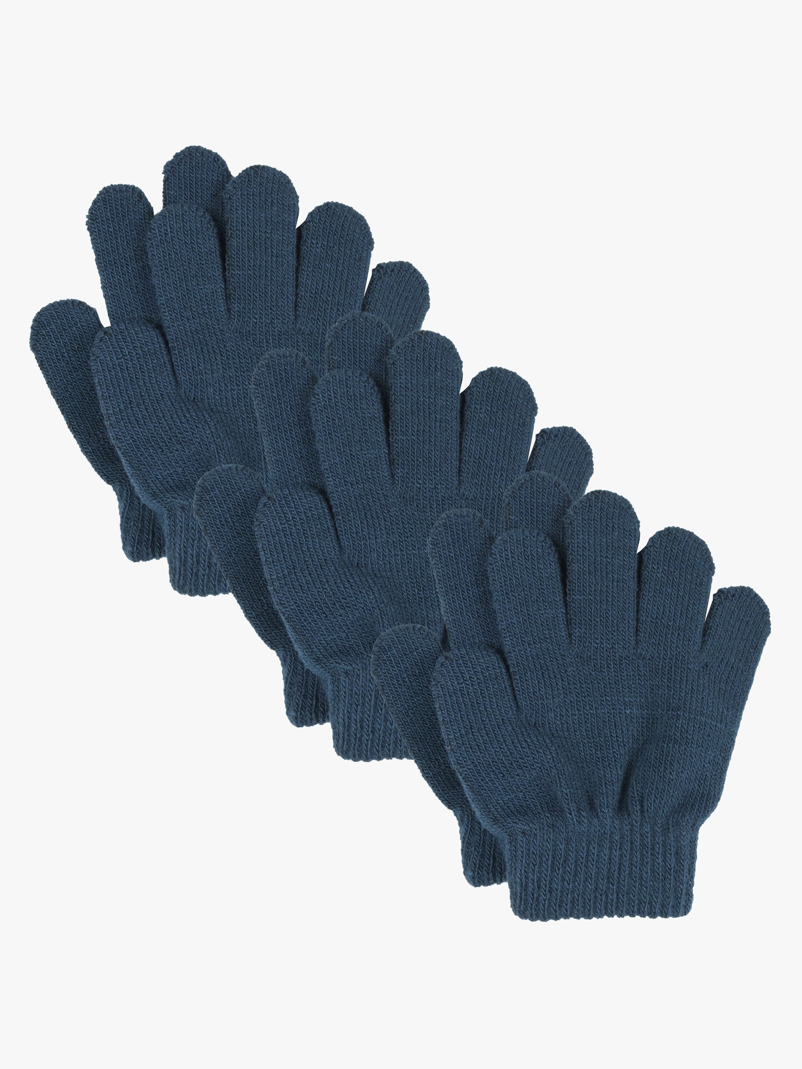 Lindberg Åsbro Magic Fingervante 3-pack, Mörkblå, 5-8 År