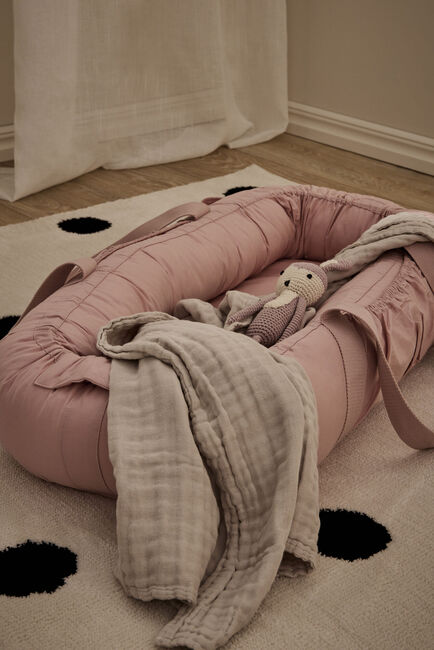 Alice & Fox ASTRID Babynest, Ljusrosa