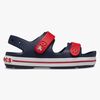 Crocs Crocband Cruiser Kids Tofflor, Navy/Varsity Red
