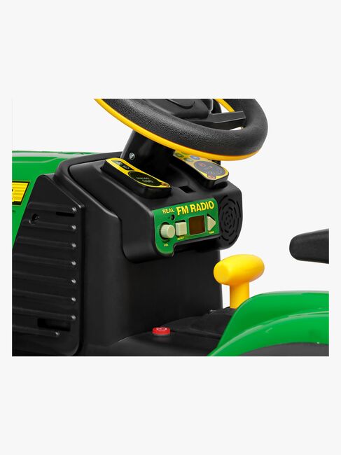 Peg Perego John Deere Eltraktor med Släp