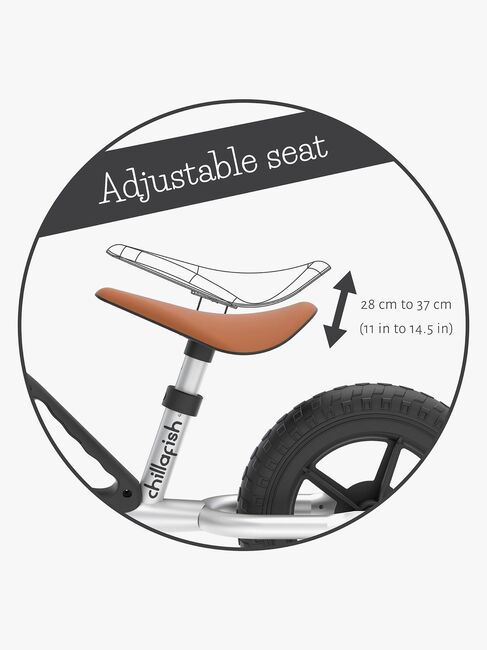 Chillafish Charlie Springcykel, Silver