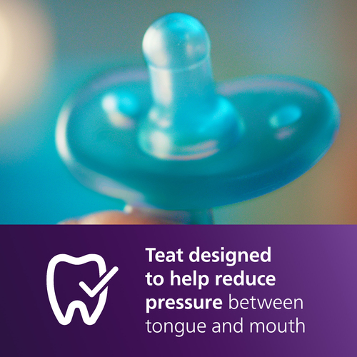 Philips Avent Soothie Napp 0–6m 2-Pack, Ljusblå