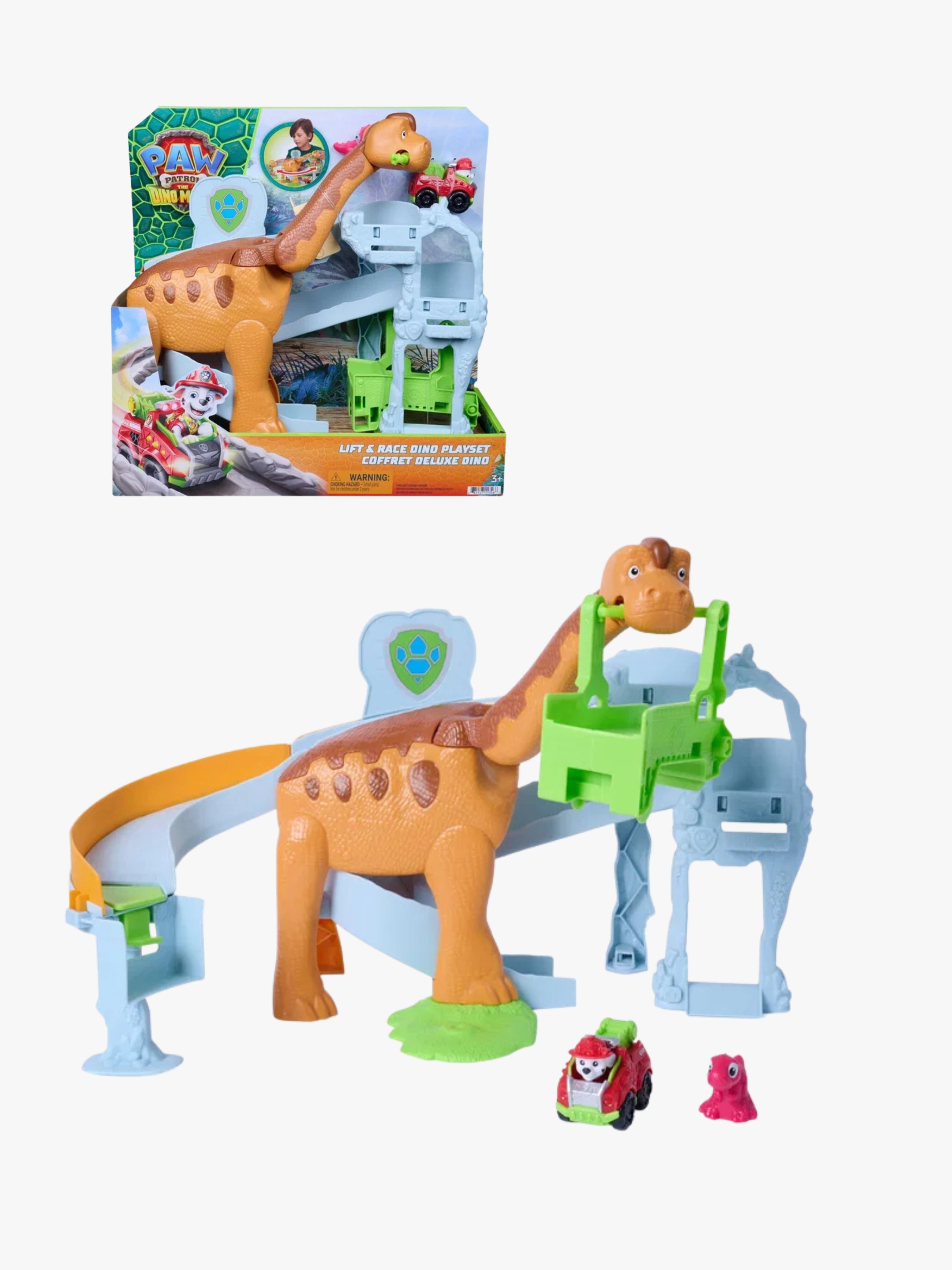 Paw Patrol Dinosaurie-Filmen Dino Pup Squad Lift &  Race Fordon