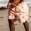 Swim Essentials Badshorts, Crabby Red/Beige