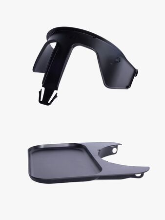 KAOS Säkerhetsbygel & Bricka, Charcoal Black