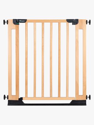 Hauck Clear Step Easyclose Skruvgrind, Eco Beech