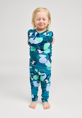 Reima Moomin Trivsam Thermounterwäsche Merinomix, Dark Teal