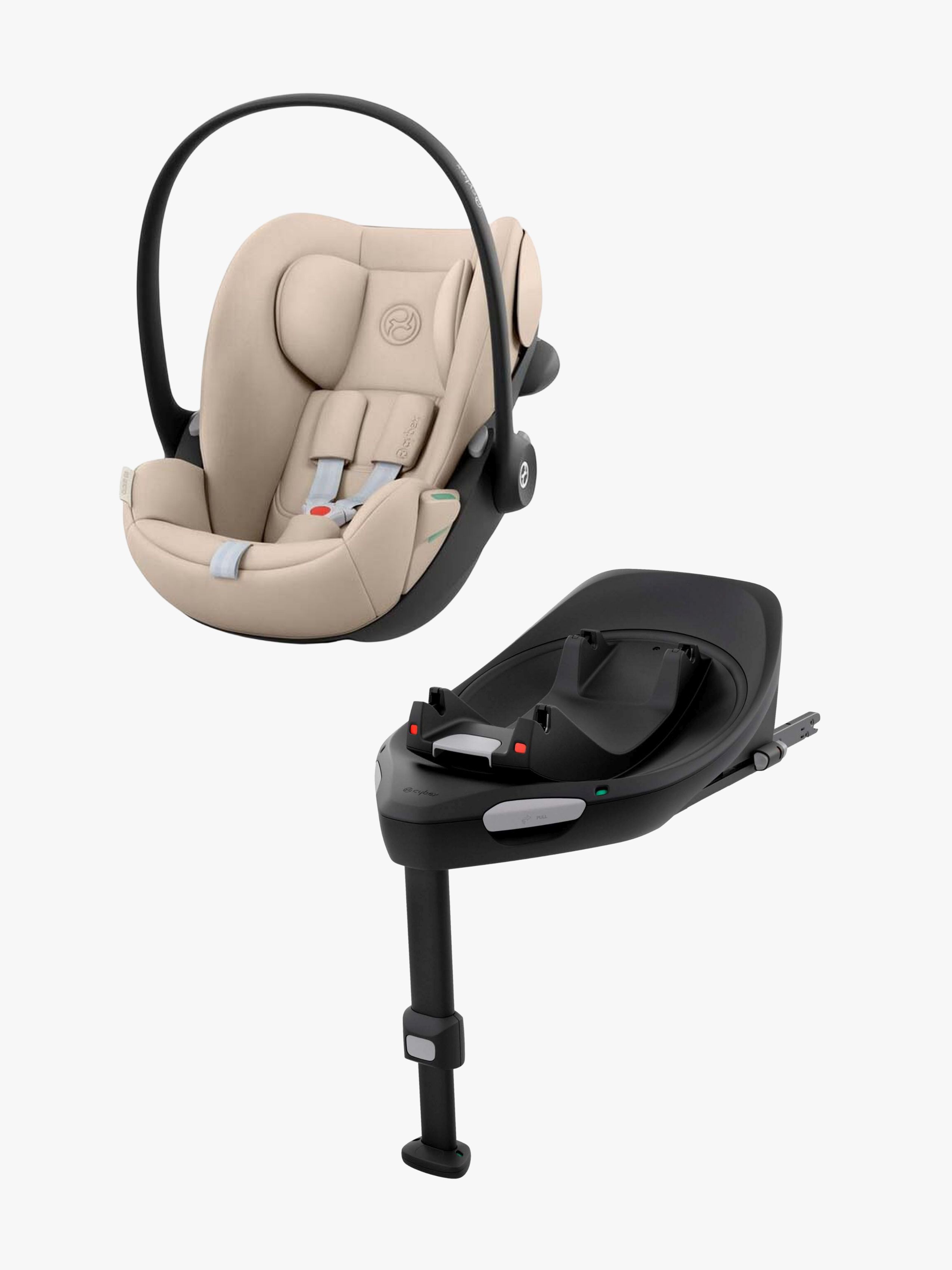 Cybex Cloud G3 i-Size Babyskydd inkl. Bas, Almond Beige