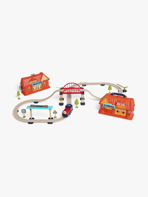 Alex's Garage Mini City Tågset 36 Delar