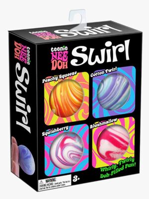 NeeDoh Teenie Swirl Stressbollar 4-Pack